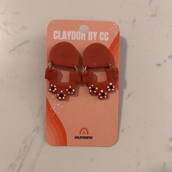 Handmade “Cazuelita de Barro” Clay Earrings | Lightweight & Unique - Picture 4 of 7